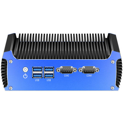 Dual LAN Dual COM Intel Fanless Mini PC Dengan DDR3 RAM Hingga 8GB Linux Dan mSATA