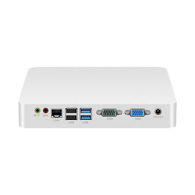Intel Industrial Mini PC Celeron J1900 4 inti 4 benang dengan DDR3L dan kipas pendingin