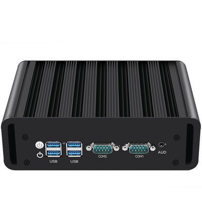 Intel N100 Fanless Industrial PC Dengan DDR4 16GB RAM Mendukung Dual Screen Display