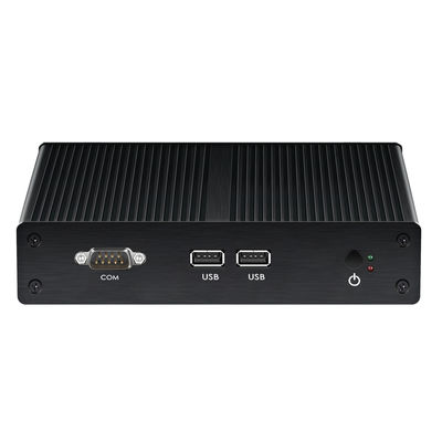 PC Mini Industri Tanpa Kipas Dengan Intel Celeron J4125 Prosesor DDR3 Dan Dual COM