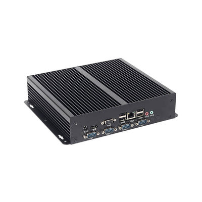 Intel Pentium 2117U PC Industri Tanpa Kipas Dengan 4COM Ports Linux Mendukung HD Display