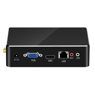Intel Core I5 7200U Black Mini Computer Dengan DDR3L 16GB RAM Single LAN Untuk Kantor