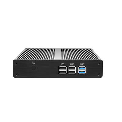 Intel Celeron Processor Mini Computer Dengan Chassis Hitam DDR3 8GB RAM Untuk Rumah