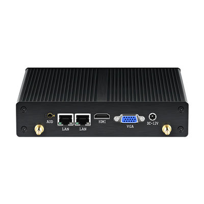 Intel Celeron Industrial Fanless PC Dengan Dual LAN Dual COM DDR3 8GB Memori