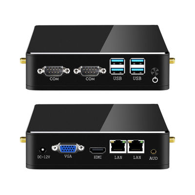 PC Industri Kecil Serial Tunggal SODIMM DDR4 Memori dan Dukungan Audio Serial Dual untuk Lingkungan Tanpa Kondensasi