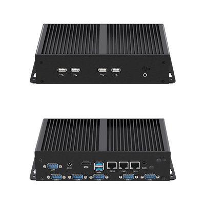 PC Industri Dengan Intel Celeron J6412 16GB RAM Tiga Ethernet Dan Pendingin Tanpa Kipas