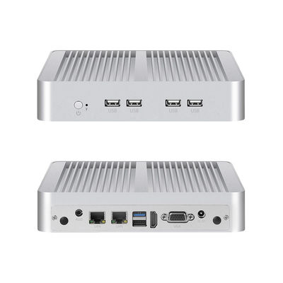 Intel Mini PC Celeron J1900 tanpa kipas 8GB RAM Kompak Mini PC Untuk Bantuan Rumah