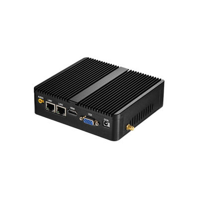 PC Mini Industri Tanpa Kipas Dengan Prosesor Intel Celeron Dual LAN Dual COM