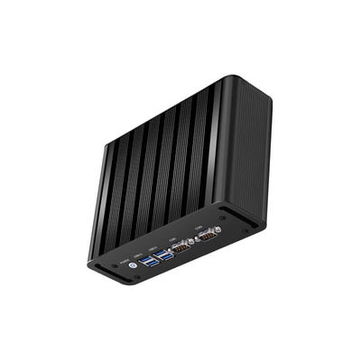2LAN 2COM PC Industri Tanpa Fan Intel Core i5 Prosesor Aluminium Chassis Komputer