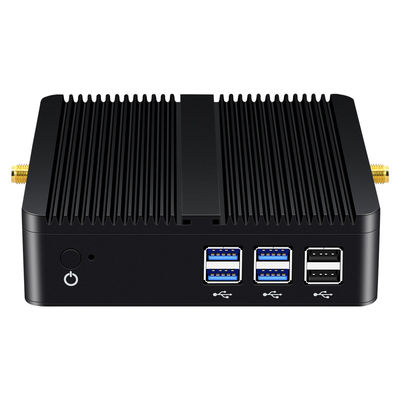 DDR3 RAM Fanless Mini PC Intel Prosesor Mini Desktop Computer Aluminium Chassis
