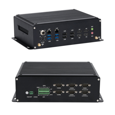 Intel Core i5-14450HX Dengan Ethernet Ganda 4 COM Mini PC Industri