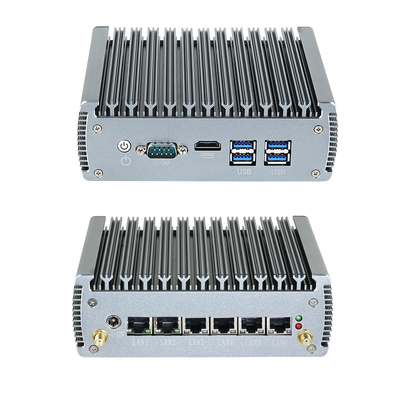 PC Mini Industri Intel I5 1145G7 dengan Enam LAN, Satu COM, dan 1 HD-MI