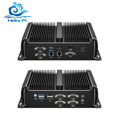 Fanless Aluminum Industrial PC with Intel Core i5-4200U Compact Embedded Computer for Harsh Environments