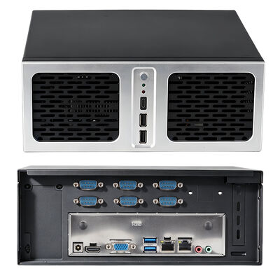 Industrial Mini PC with In-tel Celeron G6900 Processor  Dual LAN Ports  Six COM Ports and Two SATA Interfaces  In-tel Celeron  SATA Interfaces industrial pc  mini  pc
