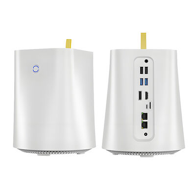 NAS Host AMD R3 3200U Prosesor 2 Intel I225V Gigabit LAN 2 USB2.0 2 USB3.0 DDR4 1 HD-MI Win10 Win11 Ubuntu Mini Komputer