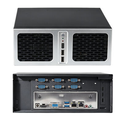 PC Mini Industri Prosesor Intel Celeron G6900 Dengan 6 COM 2 LAN