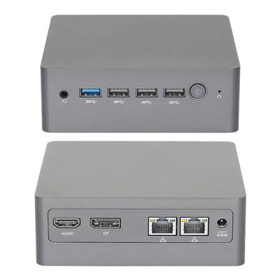 Intel N100 Processor Dual LAN Mini PC Dengan Empat USB DDR4 46GB RAM Untuk Rumah Kantor
